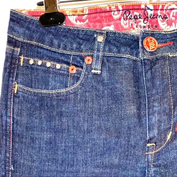 Pepe Jeans Blue Boot Cut Women Jeans - Picture 6 of 12